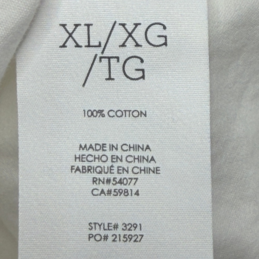 Cabi Button Down Shirt Women XL White Long Sleeve Flared High-Low 3291 - Picture 6 of 9